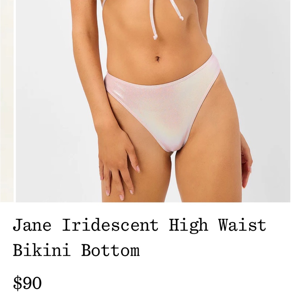 Jane Bikini Bottom in Gilden Angel